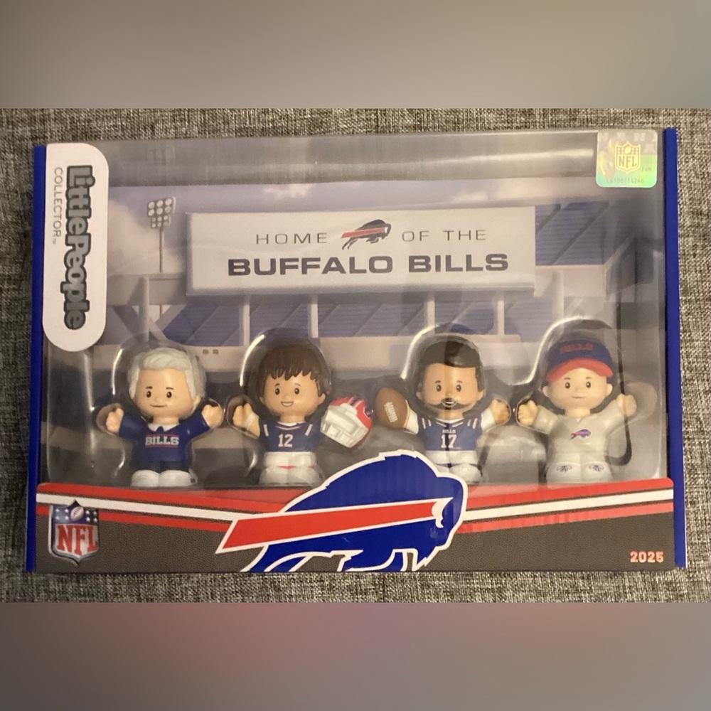 NEW Fisher-Price Little People KELLY/ALLEN /LEVY/McDERMOTT Buffalo Bills 2025